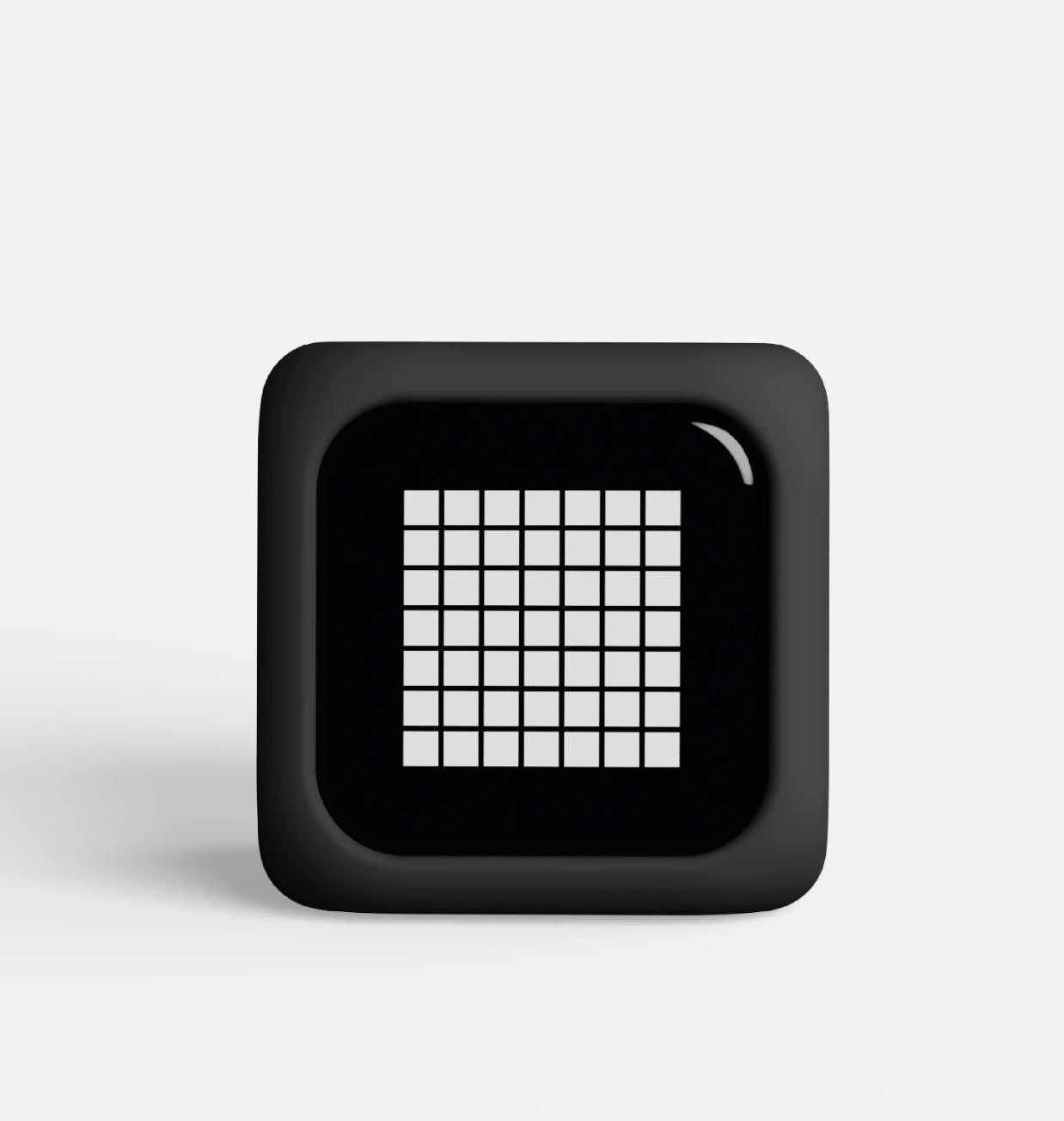 The Time Block — a black focus instrument with an illuminated grid